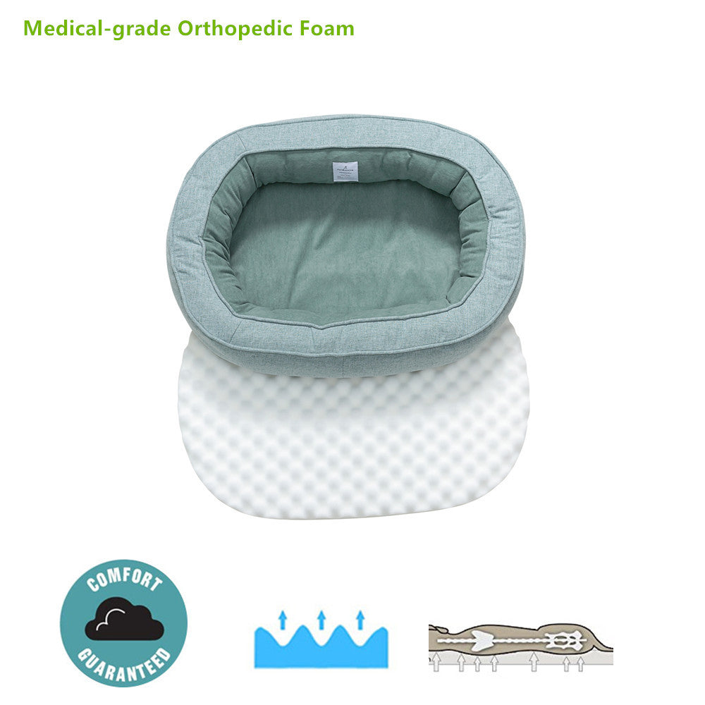Waterproof and Comfortable Orthopedic Massage Kennel Mat"